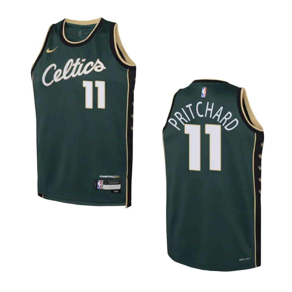 Youth Boston Celtics Payton Pritchard #11 City Edition 2022-23 Green Jersey 2401BQME